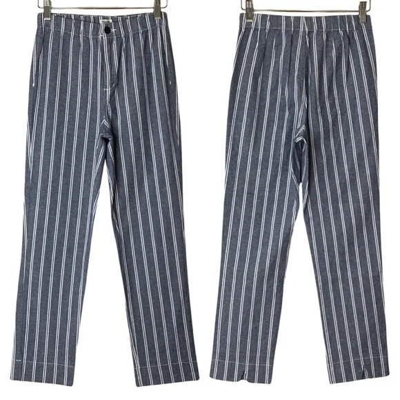 Brandy Melville Blue & White Striped Tilden Pant - Picture 4 of 12